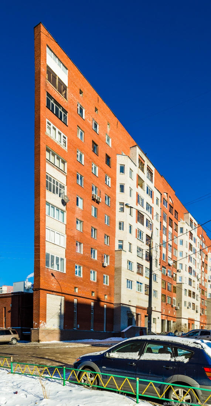 Una casa inusual en Nizhny Novgorod