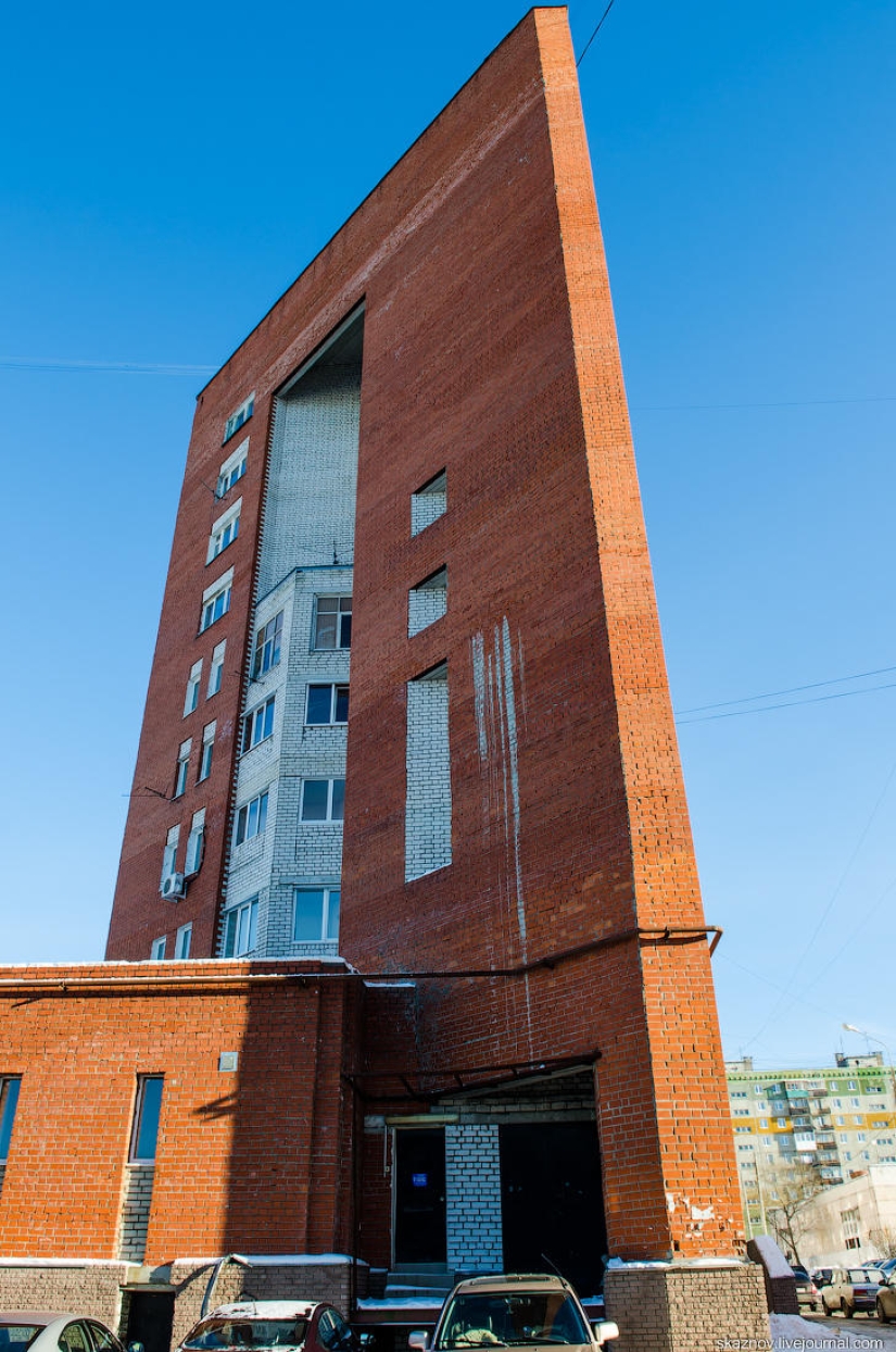 Una casa inusual en Nizhny Novgorod