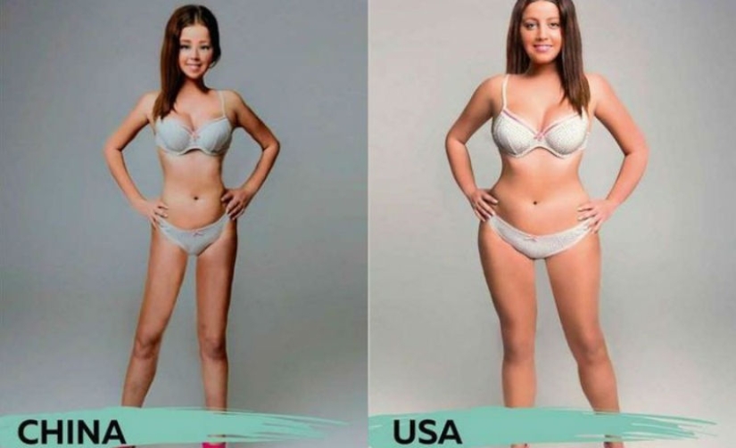 Una chica, photoshop y estándares de belleza en 18 países de todo el mundo