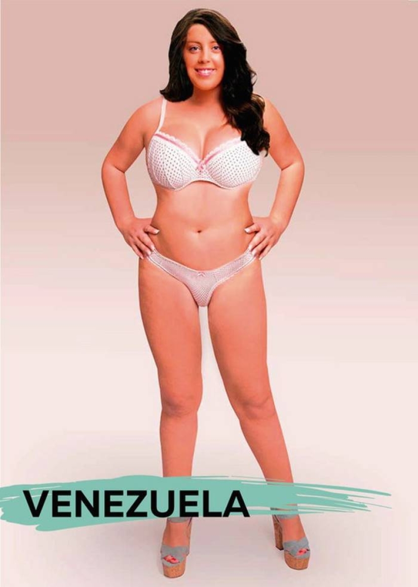 Una chica, photoshop y estándares de belleza en 18 países de todo el mundo Una chica, photoshop y estándares de belleza en 18 países de todo el mundo