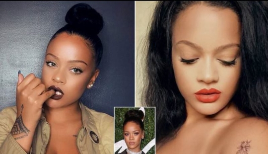 Una copia que quiere convertirse en original: por qué el doble de Rihanna no tiene felicidad en su vida personal