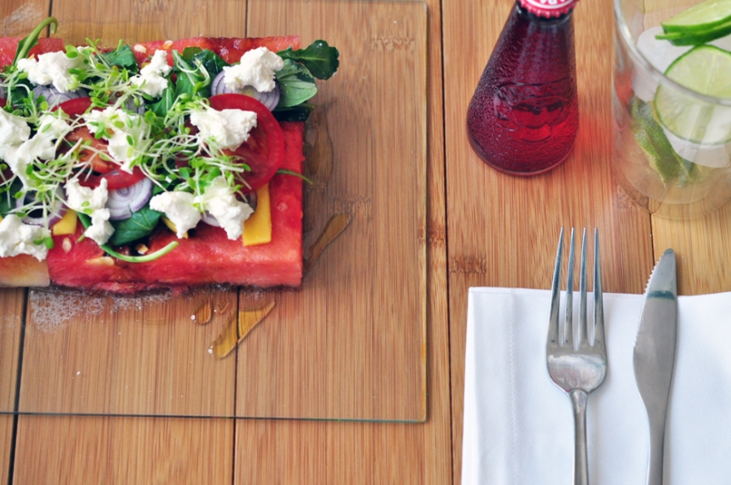Una ensalada de sandía inusual que definitivamente te gustará Una ensalada de sandía inusual que definitivamente te gustará