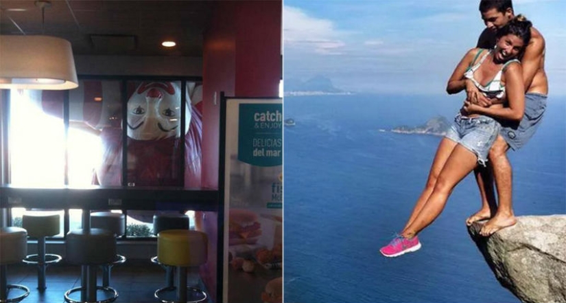 Una especie de lata está sucediendo en estas fotos