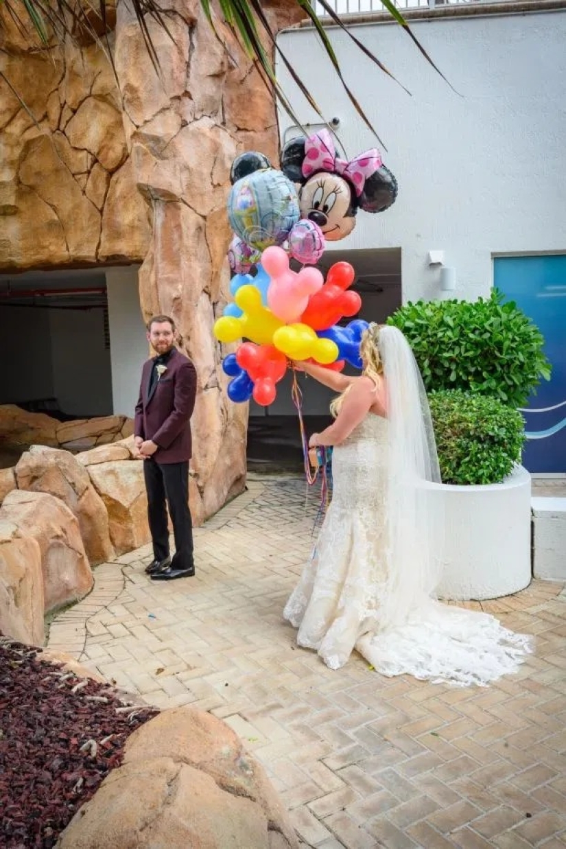 Una historia de amor: los recién casados organizaron una boda elegante al estilo de Disney