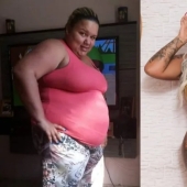 Una joven madre de Brasil perdió 70 kg en dos años y se convirtió en una modelo exitosa