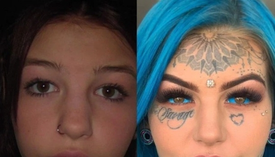 Una mujer australiana que cambió radicalmente su apariencia sorprendió a los suscriptores con una foto antigua