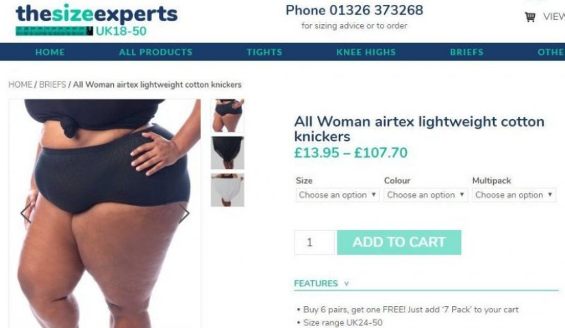 Una mujer británica vende ropa interior de tallas grandes, y tiene una demanda considerable
