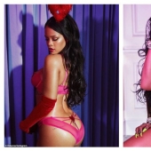 Una novedad candente de una megaestrella sexy: Rihanna presentó su propia línea de ropa interior