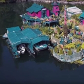 Una pareja de Canadá construyó la isla de sus sueños y ha vivido en ella durante 29 años