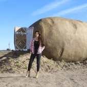 Una "patata" gigante que se convirtió en un mini-hotel