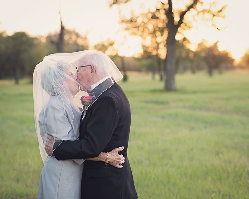 Una sesión de fotos de boda que lleva 70 años esperando