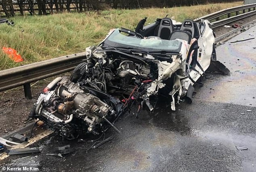 Under the wings of a guardian angel: a married couple miraculously survived a terrible car accident