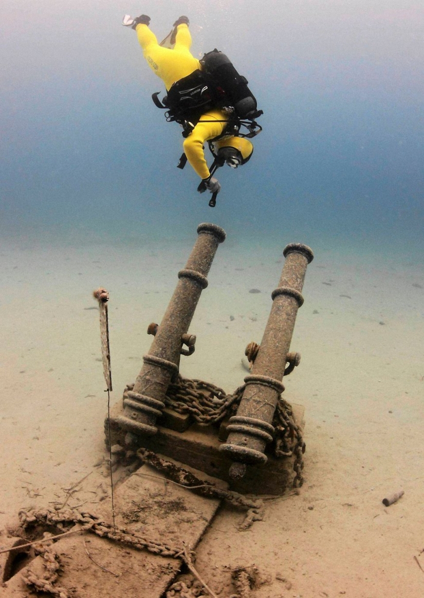 Underwater historical park in Croatia