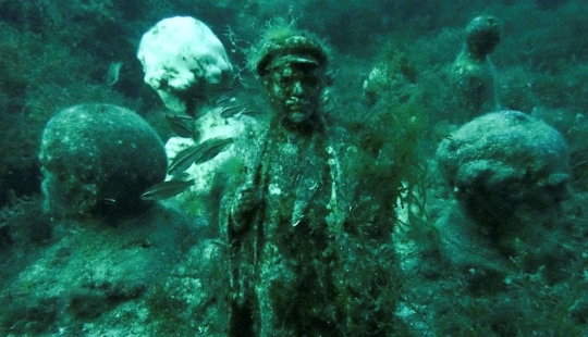 Underwater Museum of Forgotten Communism off the coast of Crimea