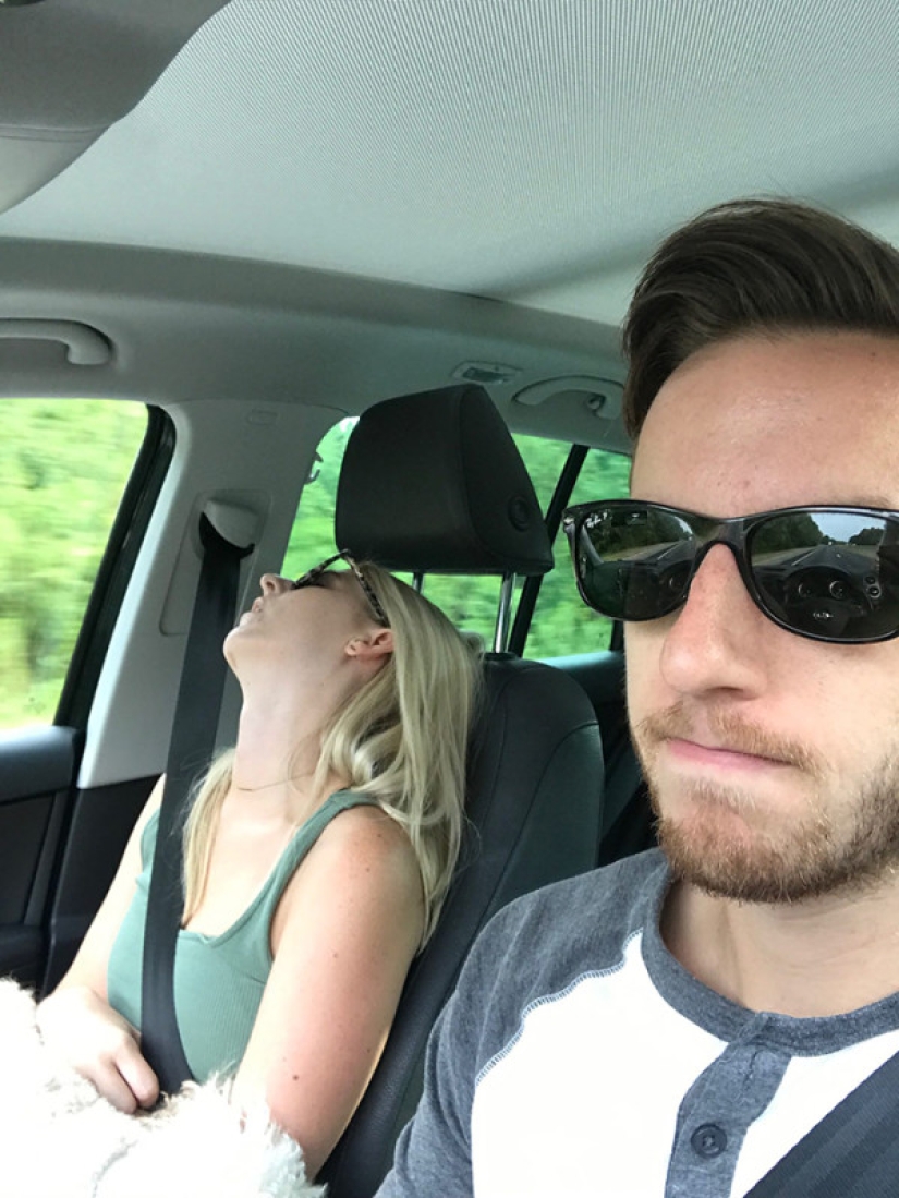 Useless co-pilot: when the wife is not the best traveling companion