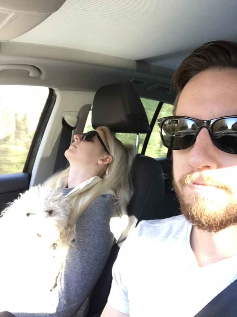 Useless co-pilot: when the wife is not the best traveling companion