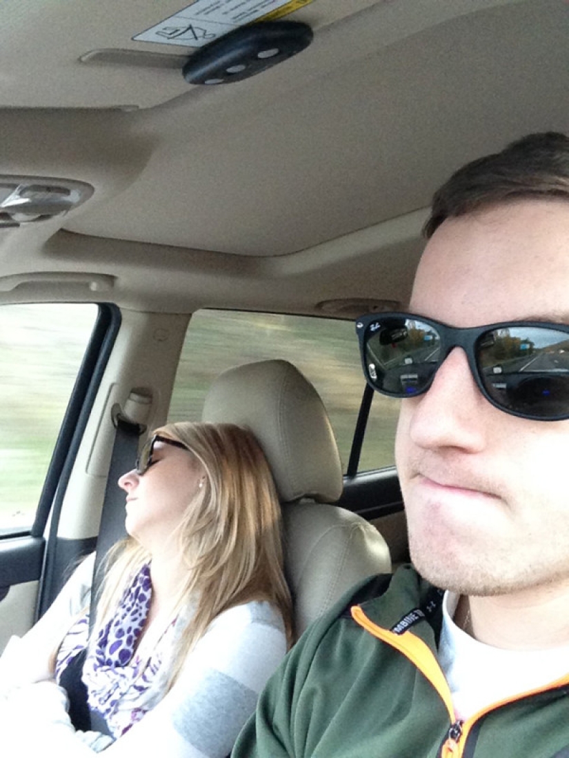 Useless co-pilot: when the wife is not the best traveling companion