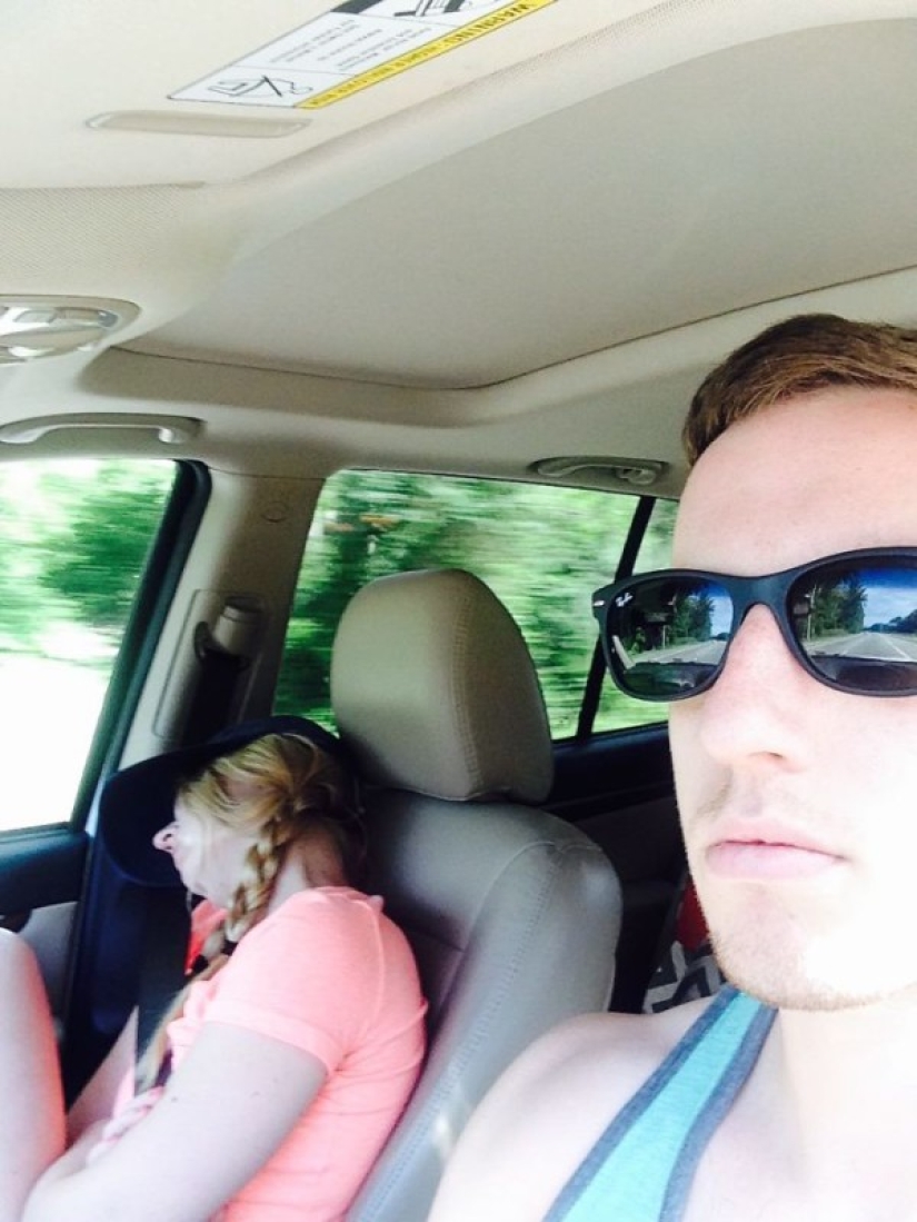 Useless co-pilot: when the wife is not the best traveling companion
