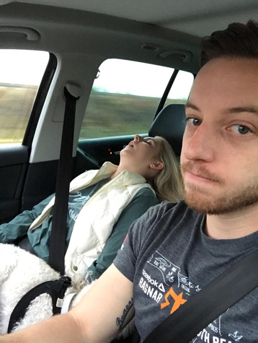 Useless co-pilot: when the wife is not the best traveling companion