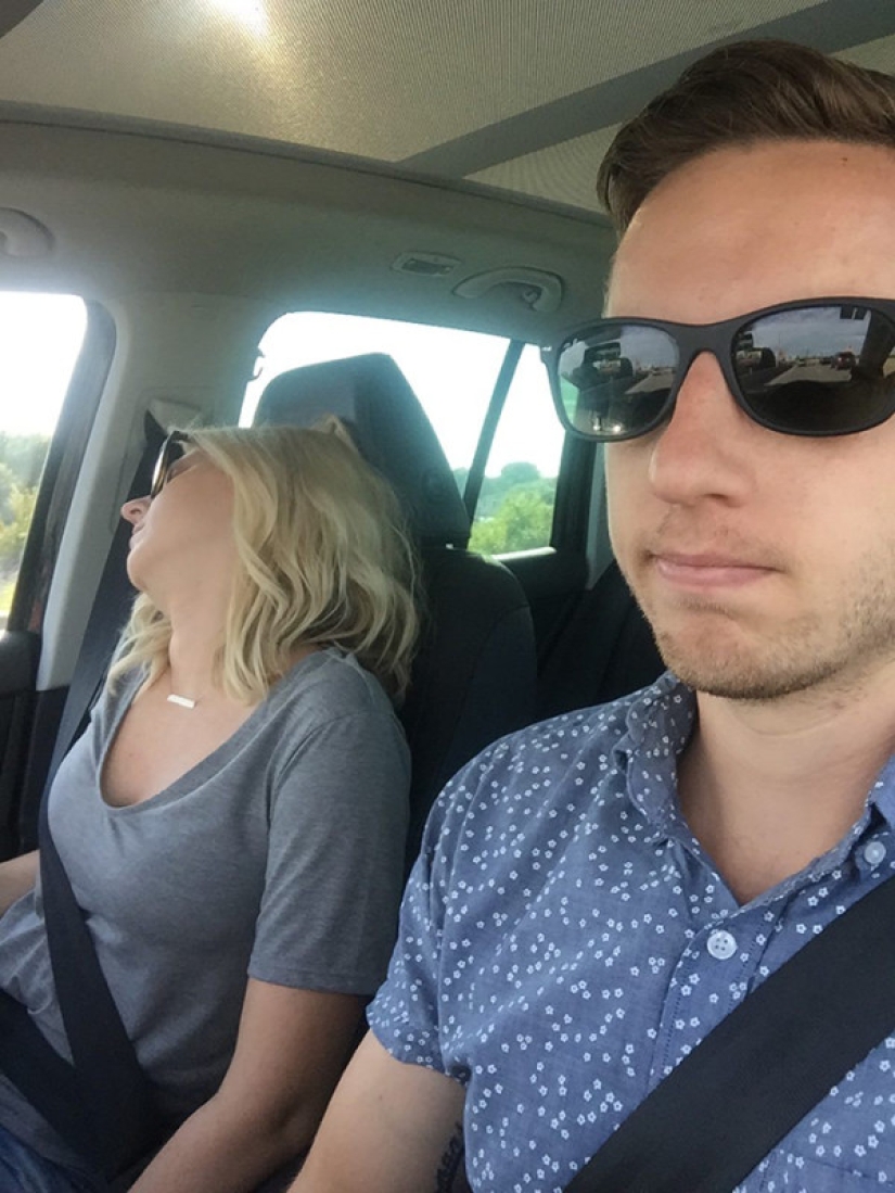 Useless co-pilot: when the wife is not the best traveling companion