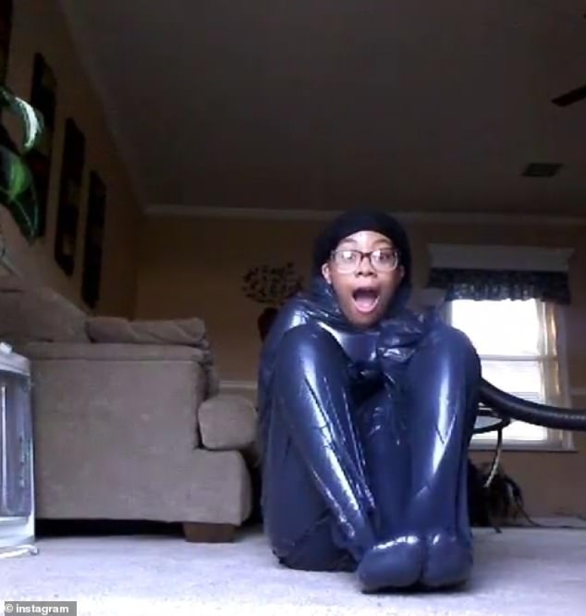 Vacuum challenge: funny entertainment with a possible fatal outcome Vacuum challenge: funny entertainment with a possible fatal outcome