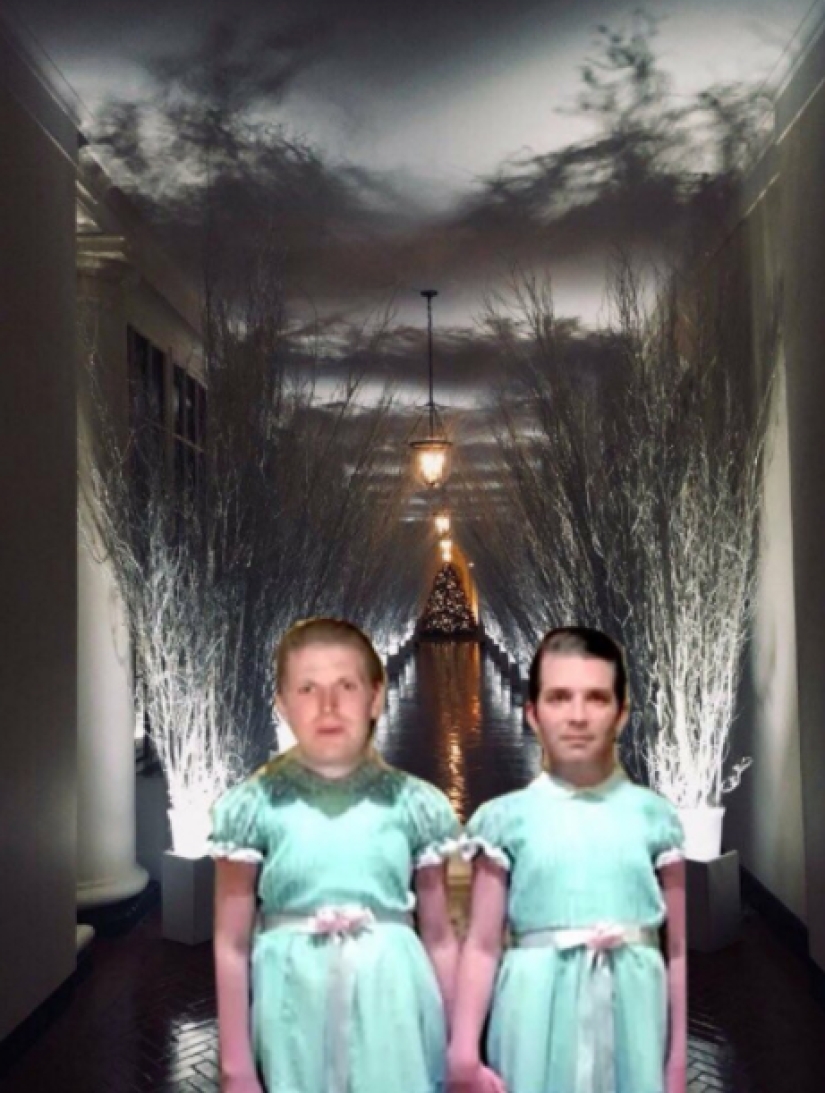"Very strange funeral": social networks parody the festive decoration of the White House from Melania Trump "Very strange funeral": social networks parody the festive decoration of the White House from Melania Trump