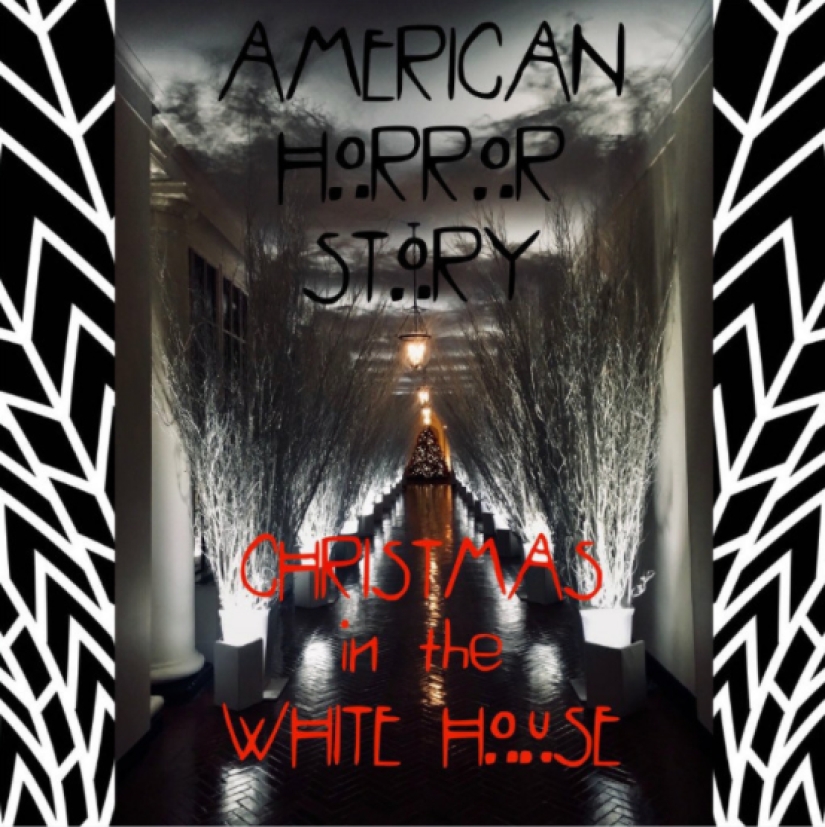 "Very strange funeral": social networks parody the festive decoration of the White House from Melania Trump "Very strange funeral": social networks parody the festive decoration of the White House from Melania Trump