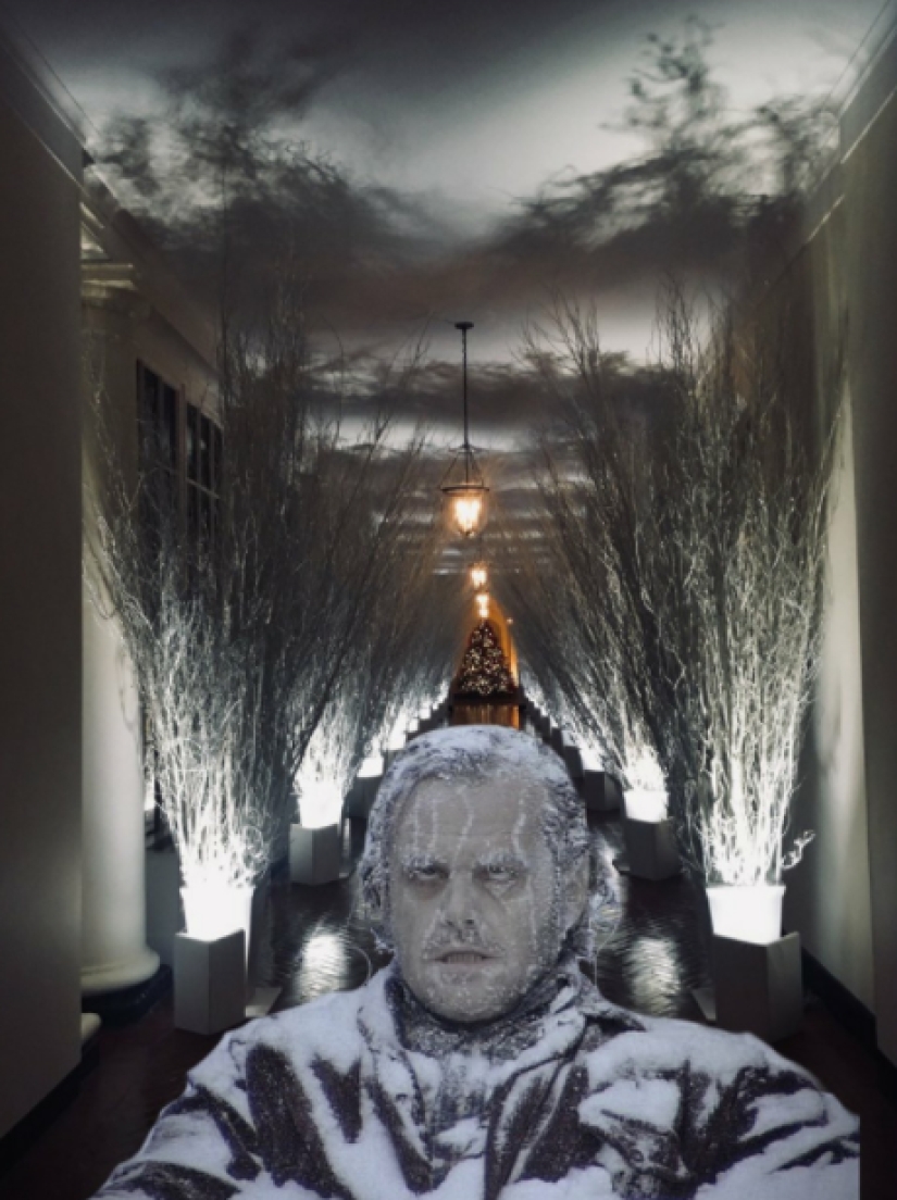 "Very strange funeral": social networks parody the festive decoration of the White House from Melania Trump "Very strange funeral": social networks parody the festive decoration of the White House from Melania Trump