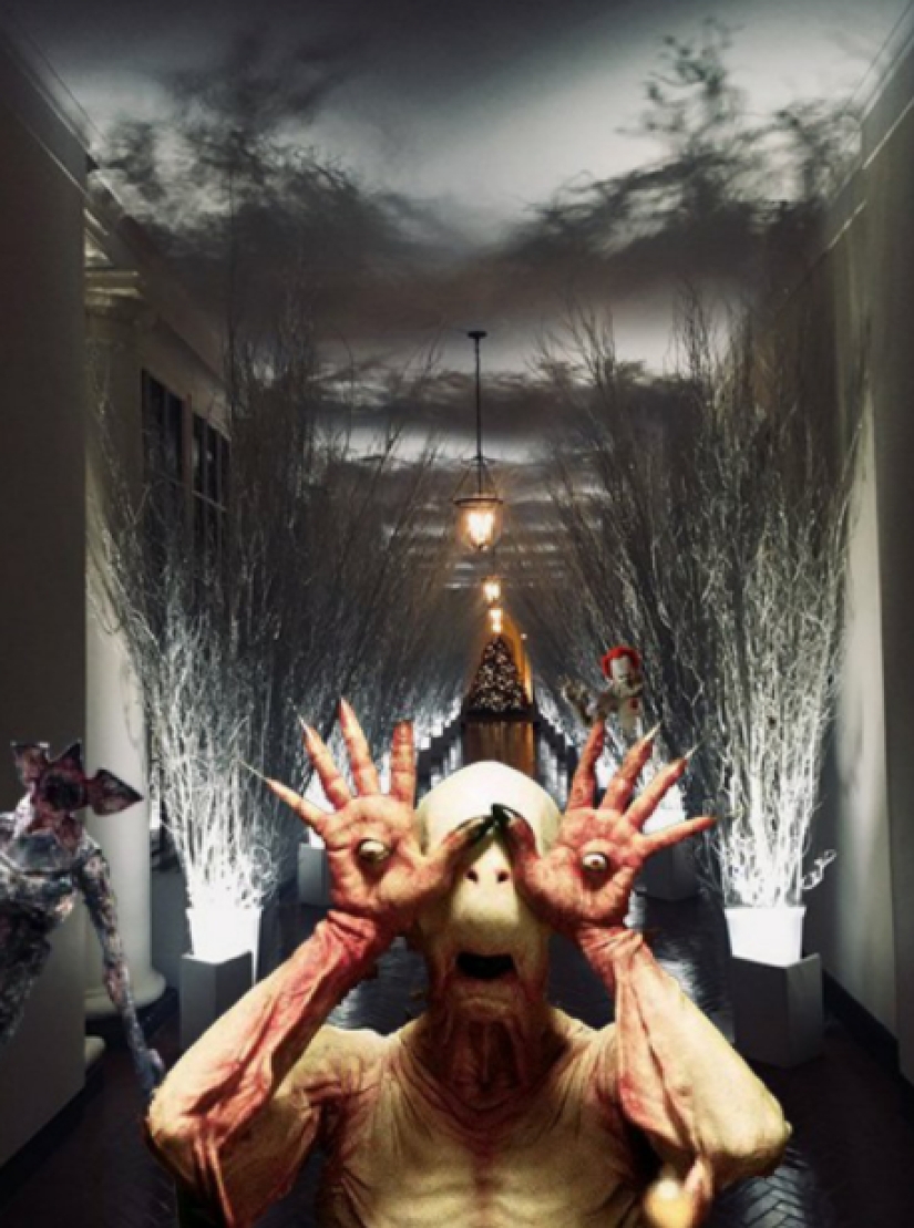 "Very strange funeral": social networks parody the festive decoration of the White House from Melania Trump "Very strange funeral": social networks parody the festive decoration of the White House from Melania Trump