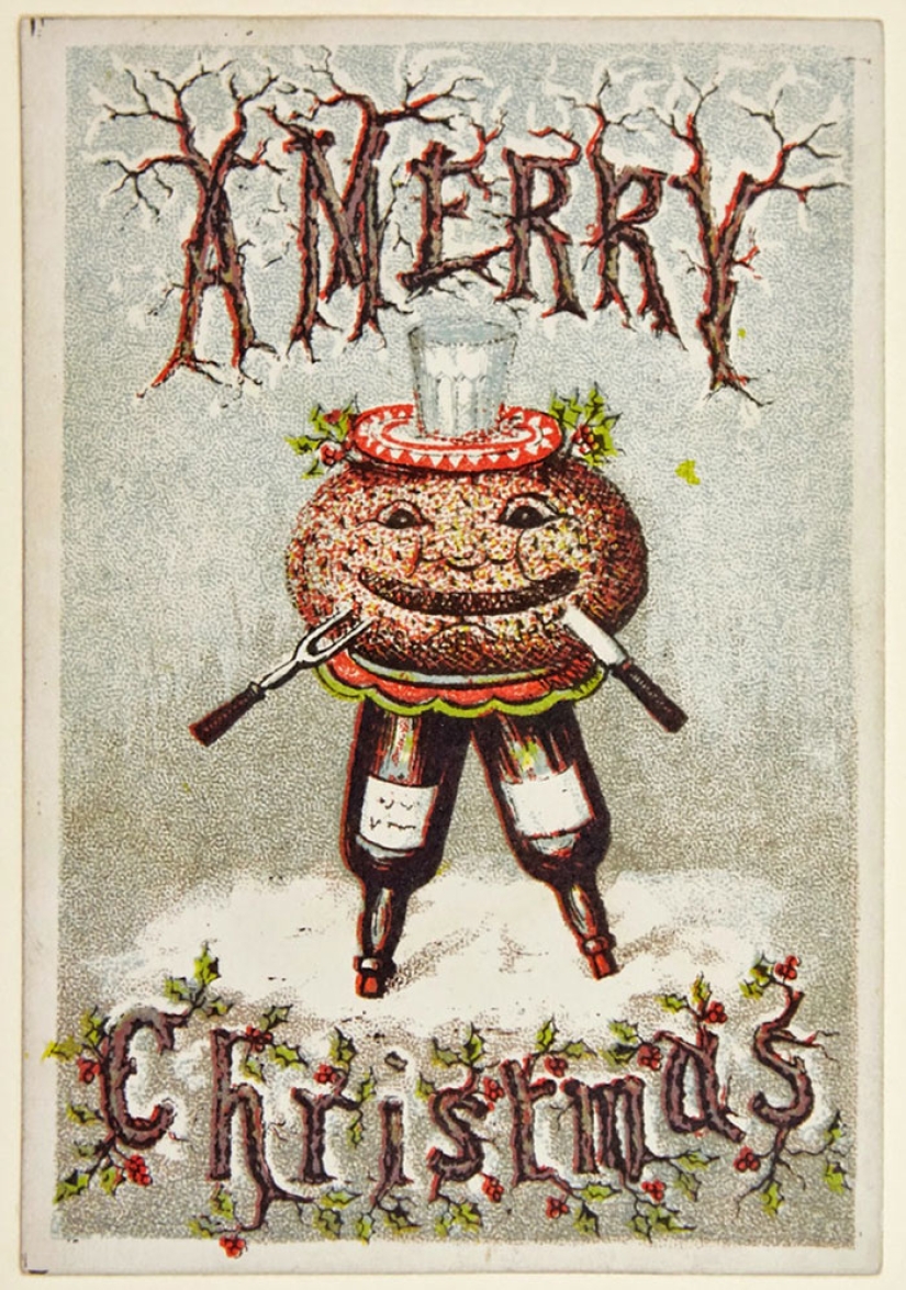 Victorian Christmas cards that will make you doubt the good intentions of the sender