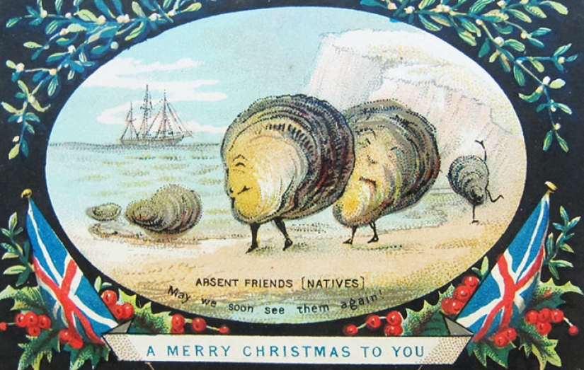 Victorian Christmas cards that will make you doubt the good intentions of the sender