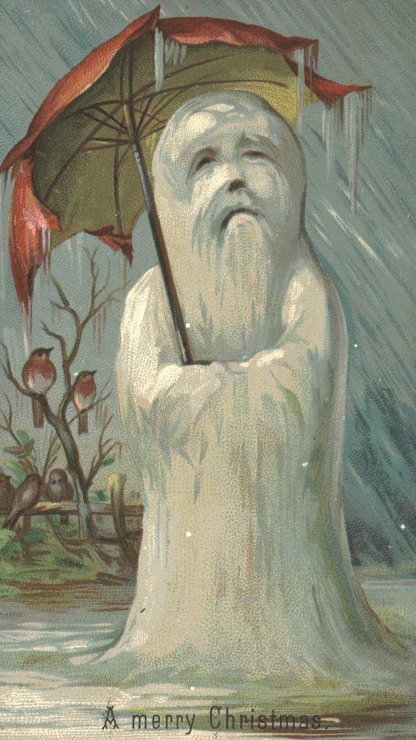 Victorian Christmas cards that will make you doubt the good intentions of the sender