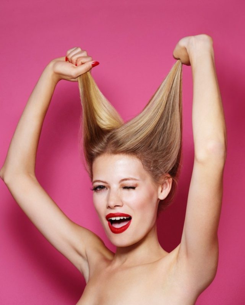 Vintage elegance: Playboy presented the first pin-up underwear collection this year