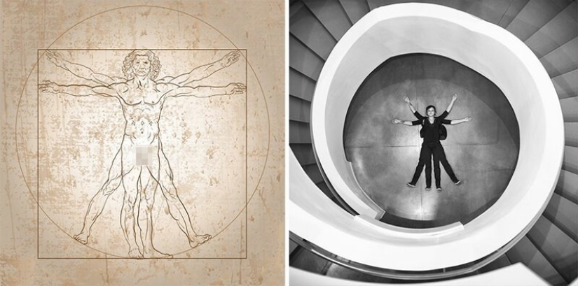 VKontakte users have recreated paintings of the classical era VKontakte users have recreated paintings of the classical era