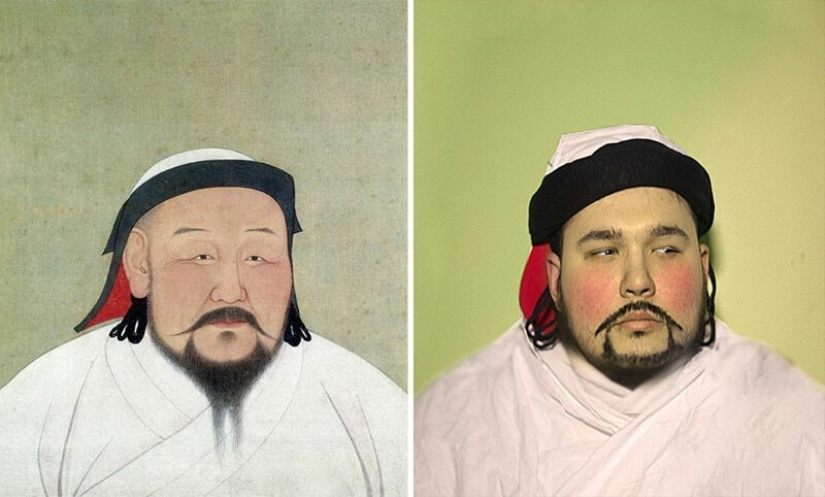 VKontakte users have recreated paintings of the classical era VKontakte users have recreated paintings of the classical era