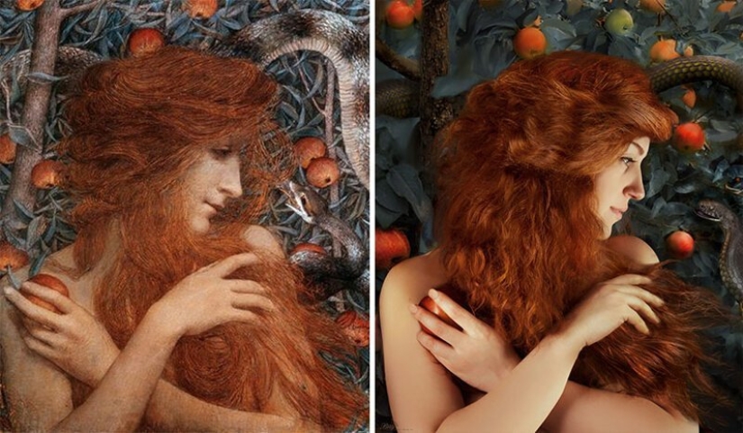 VKontakte users have recreated paintings of the classical era VKontakte users have recreated paintings of the classical era