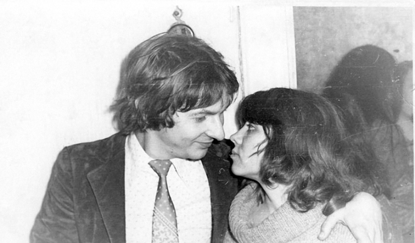 Wedding photos of Soviet rock musicians