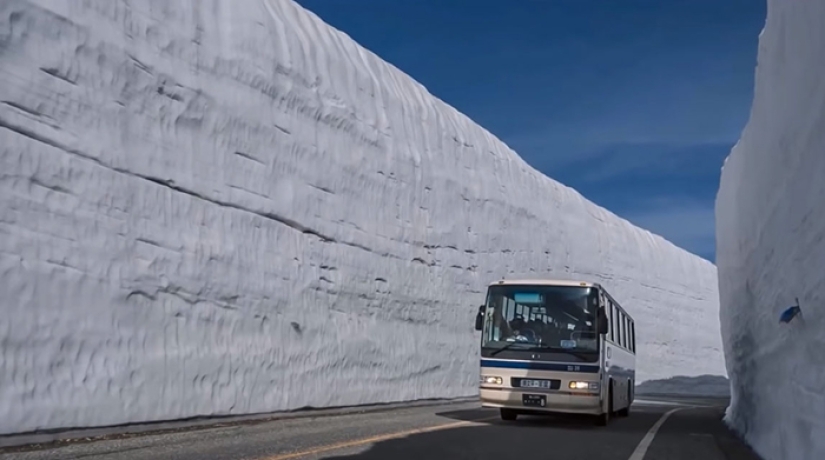 Welcome to the snowiest road in the world