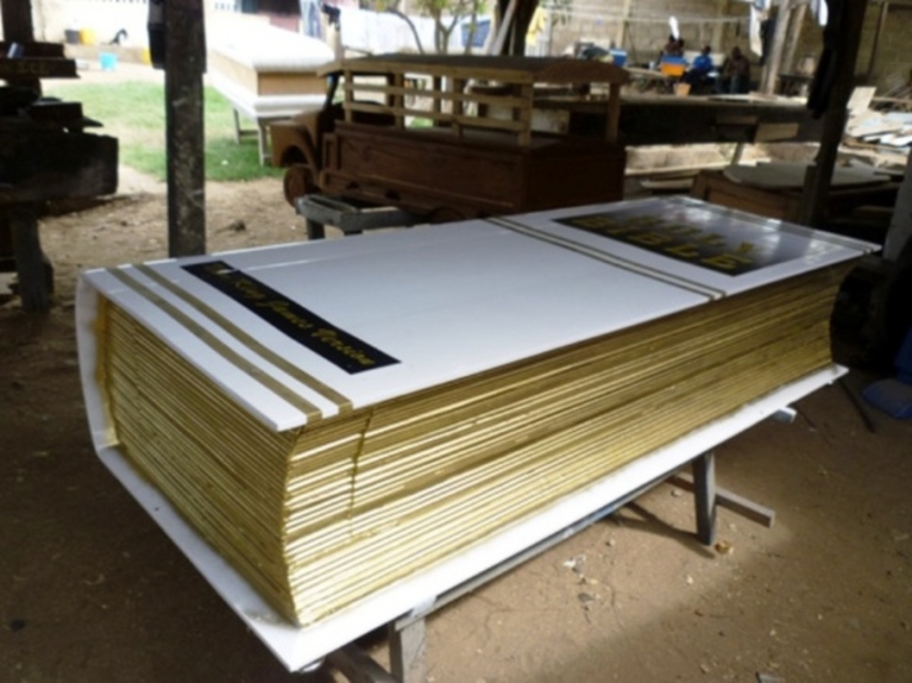 Well, very creative coffins from Ghana