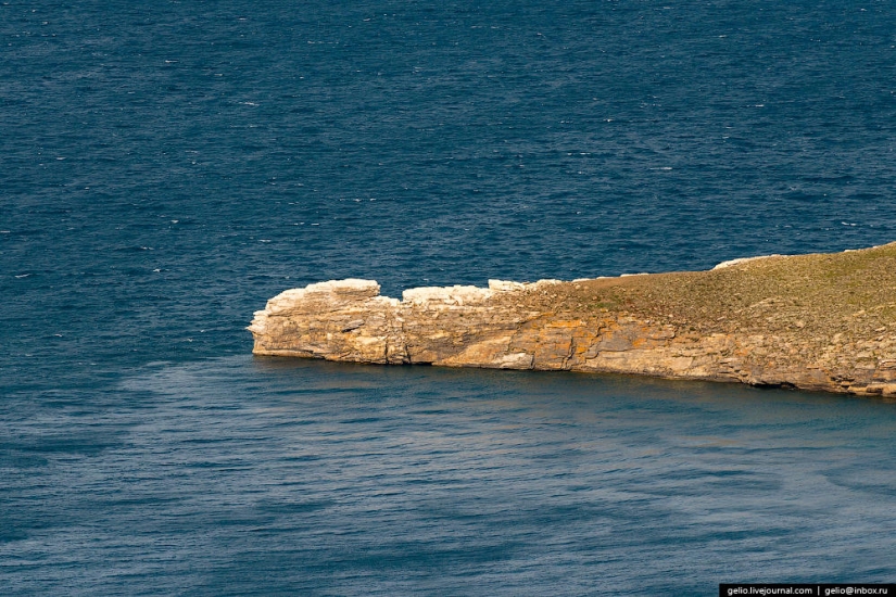 What Baikal looks like from a helicopter What Baikal looks like from a helicopter
