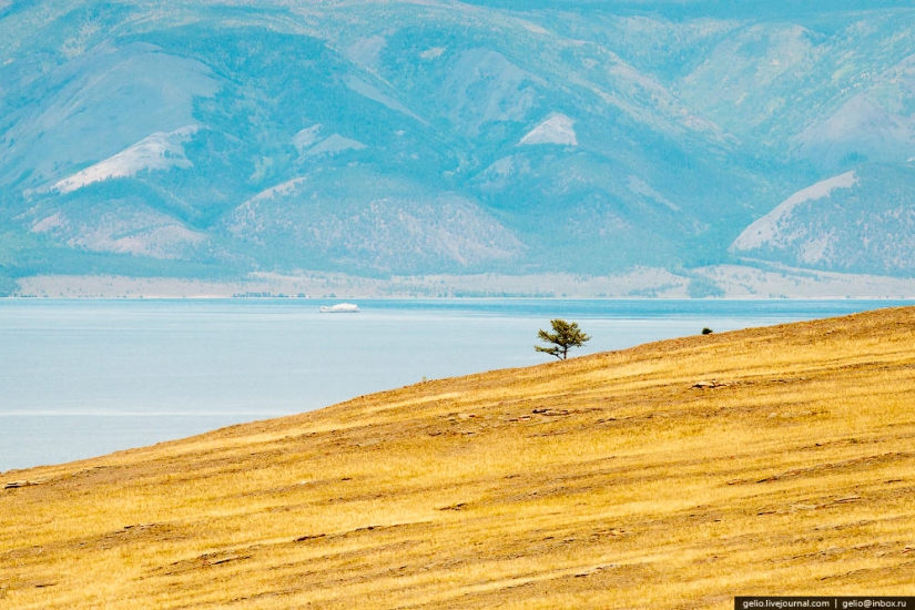 What Baikal looks like from a helicopter What Baikal looks like from a helicopter