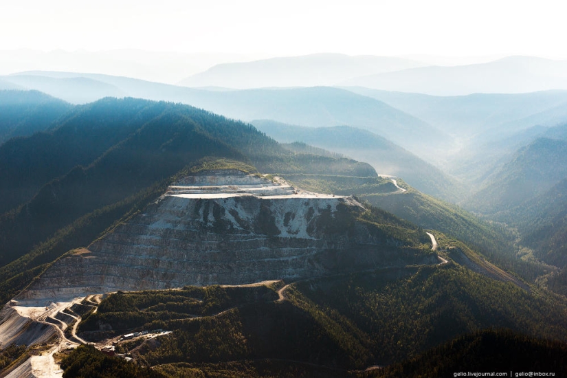 What Baikal looks like from a helicopter What Baikal looks like from a helicopter