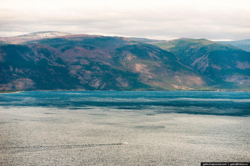 What Baikal looks like from a helicopter What Baikal looks like from a helicopter