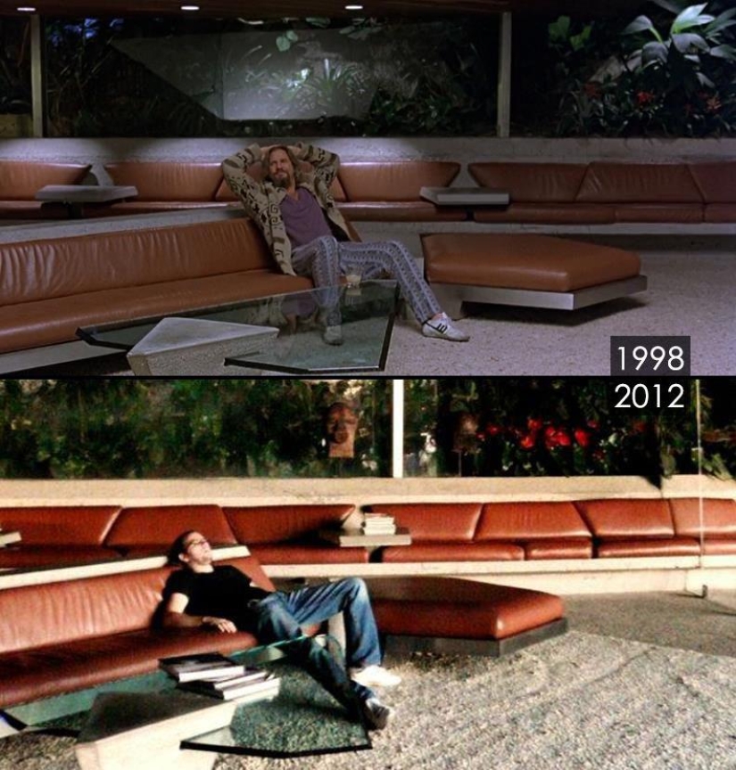 What do the places where famous Hollywood scenes were filmed look like today
