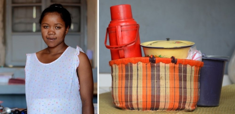 What do women from different countries of the world take with them to the maternity hospital