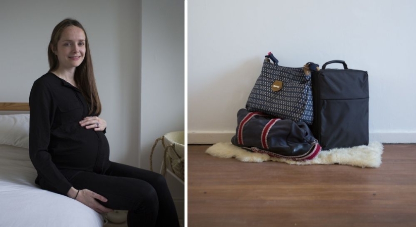 What do women from different countries of the world take with them to the maternity hospital