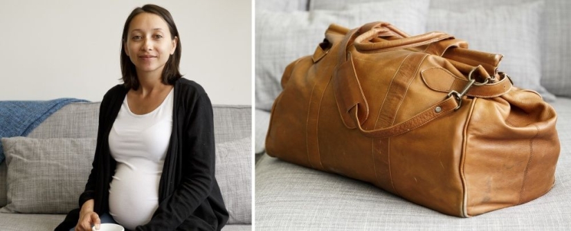 What do women from different countries of the world take with them to the maternity hospital