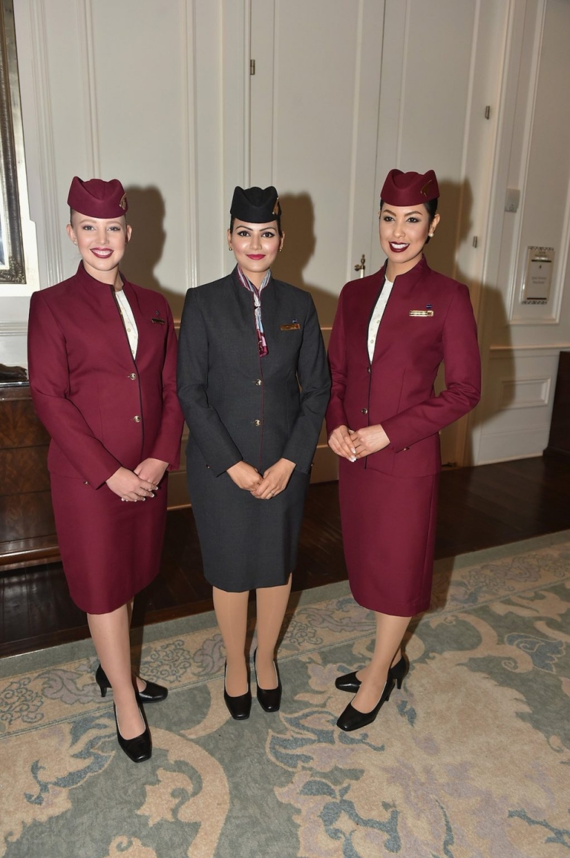 What does the uniform of flight attendants look like in different airlines What does the uniform of flight attendants look like in different airlines