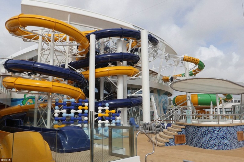What does the world's largest cruise ship "Symphony of the Seas" look like What does the world's largest cruise ship "Symphony of the Seas" look like