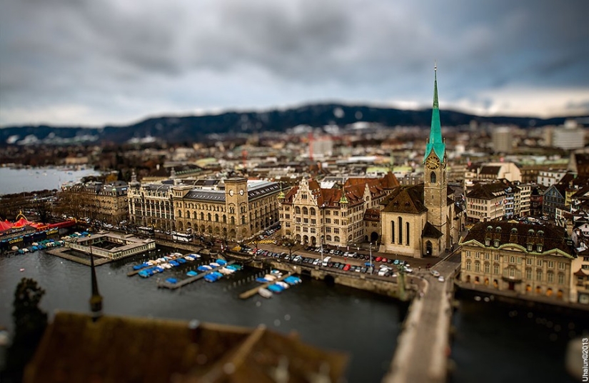 What famous cities look like in tilt-shift photos What famous cities look like in tilt-shift photos
